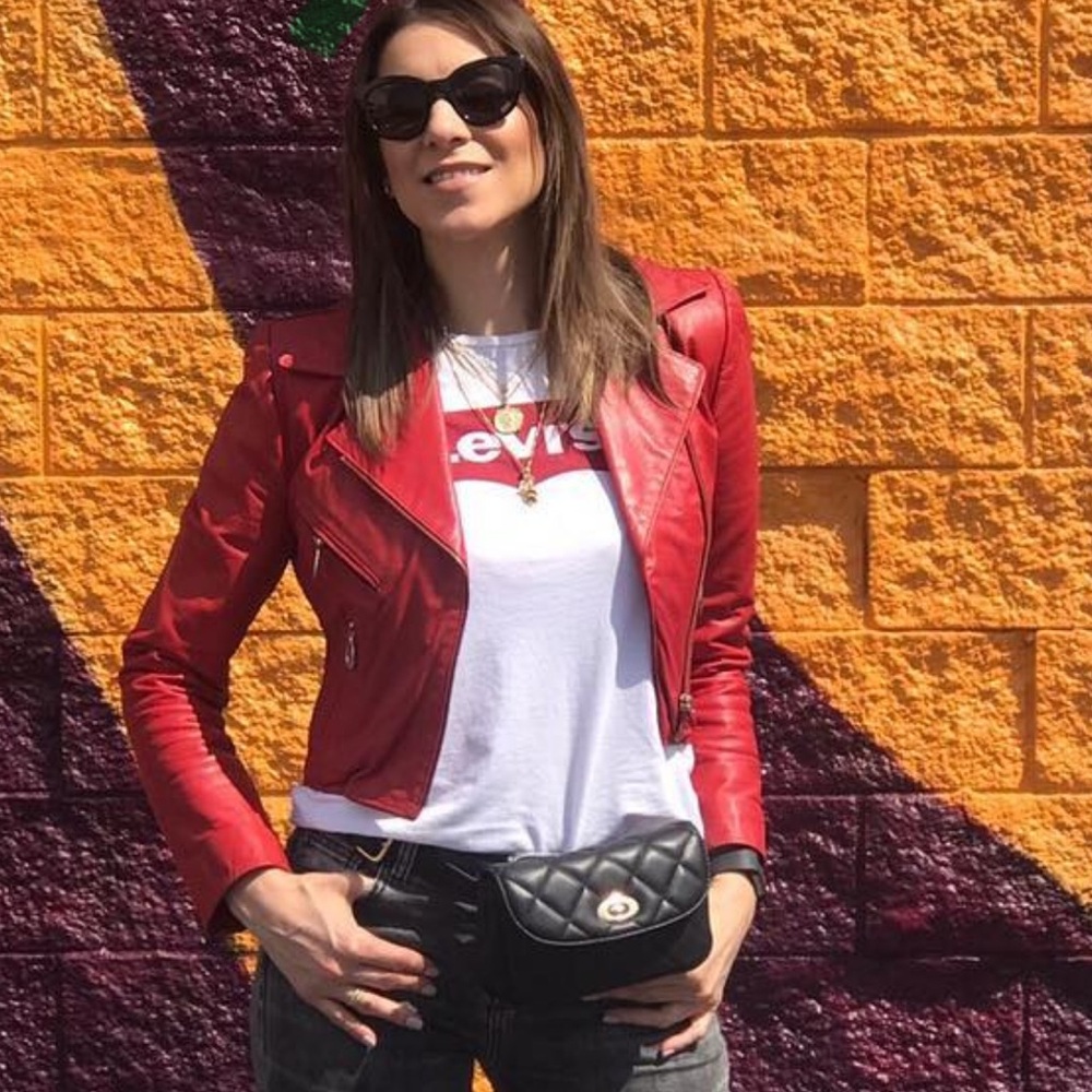Genuine Red Leather Jacket